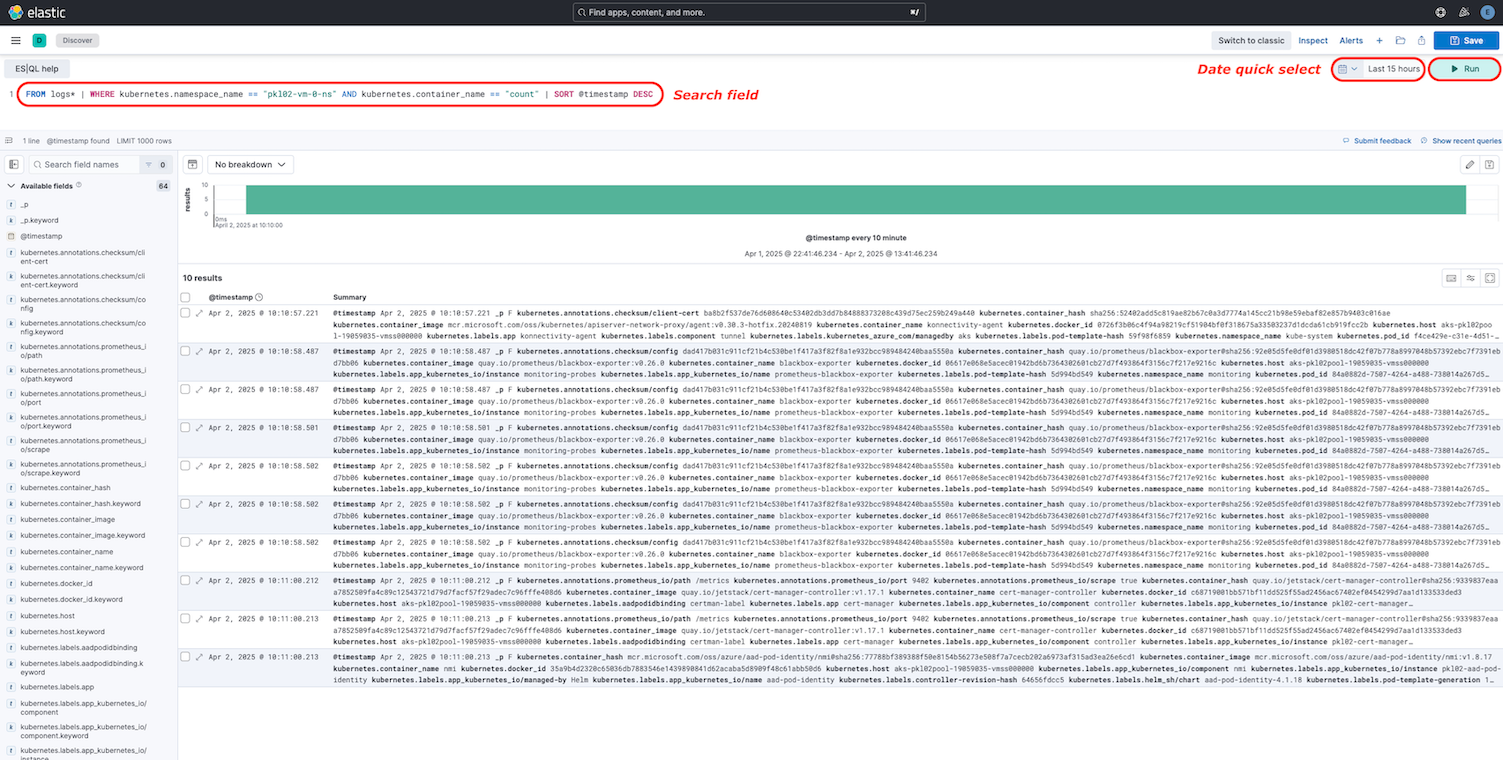 Kibana - Discover Overview